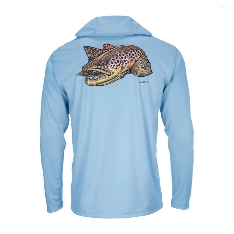 

Hunting Jackets Arrivals Man's Tech Hoody Fishing Products UV Protection Long Sleeve Mesh T-Shirts UPF50