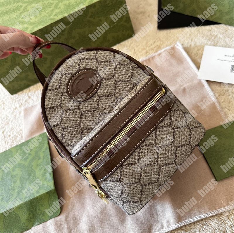 

Fashion Cross Body Bag Designer Letter G Shoulder Bags Womens Men Mini School Bag Luxury Totes Handbag High Quality Zipper Backpack, Brown