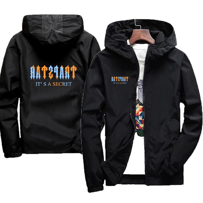 Designer Jacket Letter Print Trapstar spring and summer new men&#039;s street windbreaker hoodie zipper thin sports leisure oversized W Govt-image-838952004