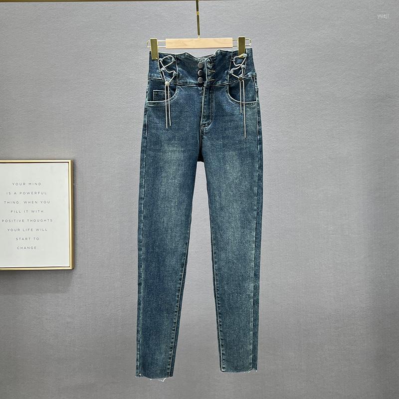 

Women' Jeans Plush Fleece Thick Women' Warm Denim Trousers 2023 Winter Stretch High Waist Slim Versatile Blue Skinny Jean Pants, Dark blue