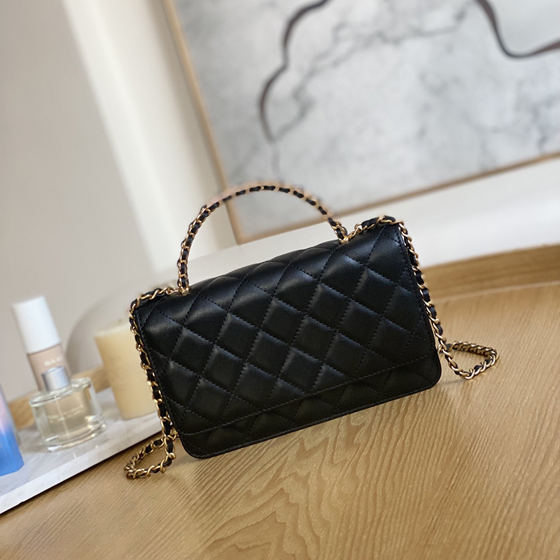 

Designer Bags Chain Flap Quilted Bag Women Bags Crossbody Handbags Purses Tote Lady Clutch Card Holder C Family- 81229 Have a box, Red