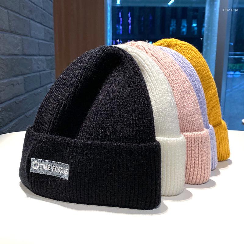 

Berets Autumn Winter Hat For Women Men Letter Embroidery Knitted Beanies Hip Hop Cap Outdoor Warm Sking Cycling Beanie Bonnet, 01
