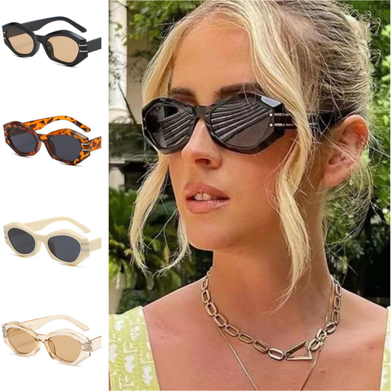 

NEW Sunglasses Unisex Sun Glasses Cat Eye Anti-UV Spectacles Irregular Eyeglasses Petsonality Ornamental 6 Colors Available