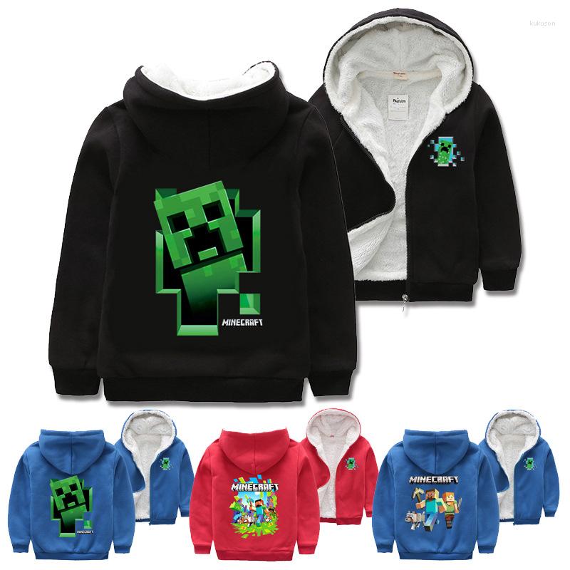 

Jackets Winter Hoodies Children's Sweatshirts Zip-up Shirts For Children Ages 2 To 14 Outdoor Street Wear, 5147