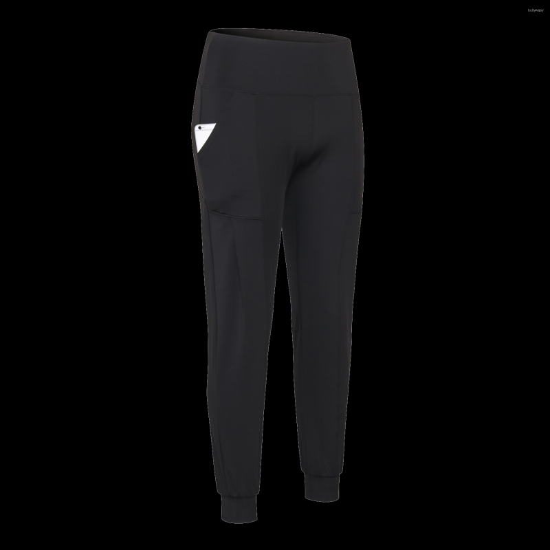 

Active Pants Women Joggers Sport With Pockets Yoga Sweatpants High Waist Casual Fitness Workout Running Female Streetwear, Black