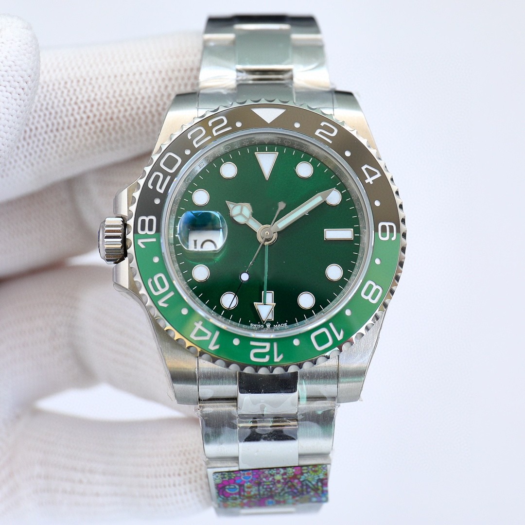 

With original box Luxury Mens Watch Automatic Mechanical Ceramic 41MM Dial 116719 Stainless Steel Fashion Classic Style Luminous Sapphire Wristwatches 2023, Colour 6
