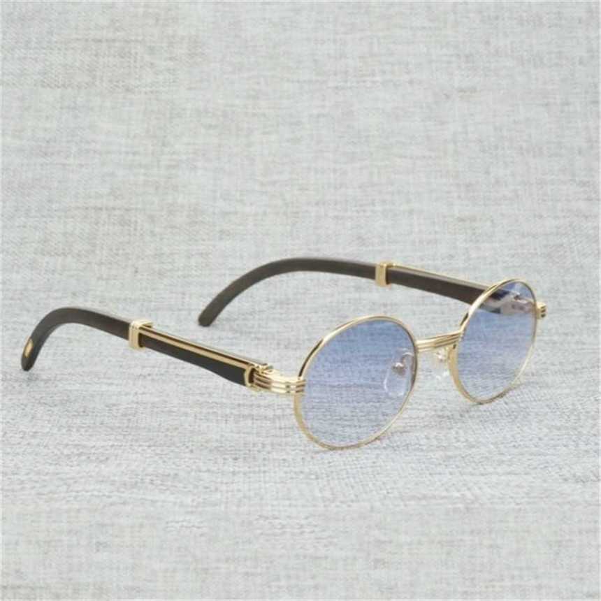 

28% OFF 2023 Natural Wooden Men Black Buffalo Horn Clear Women For Club Driving Shades Wood Round Gafas Oculos Goggles