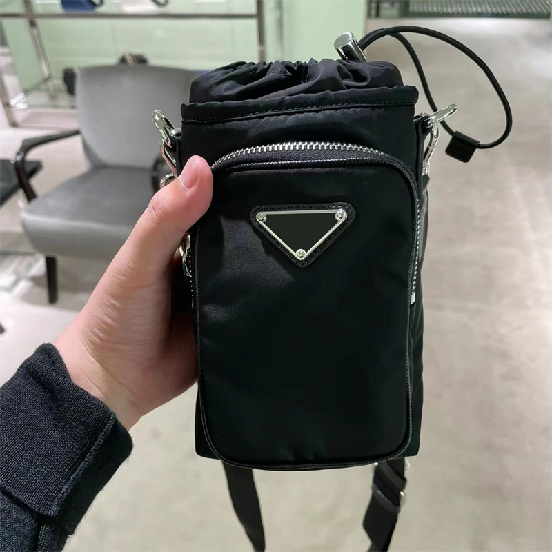 

Fashion Mini Cross Body Bag Designer Nylon Shoulder Bags Womens Men Mobile Phone Bag Luxury Ladies Small Handbag Purses With Box, 18cm