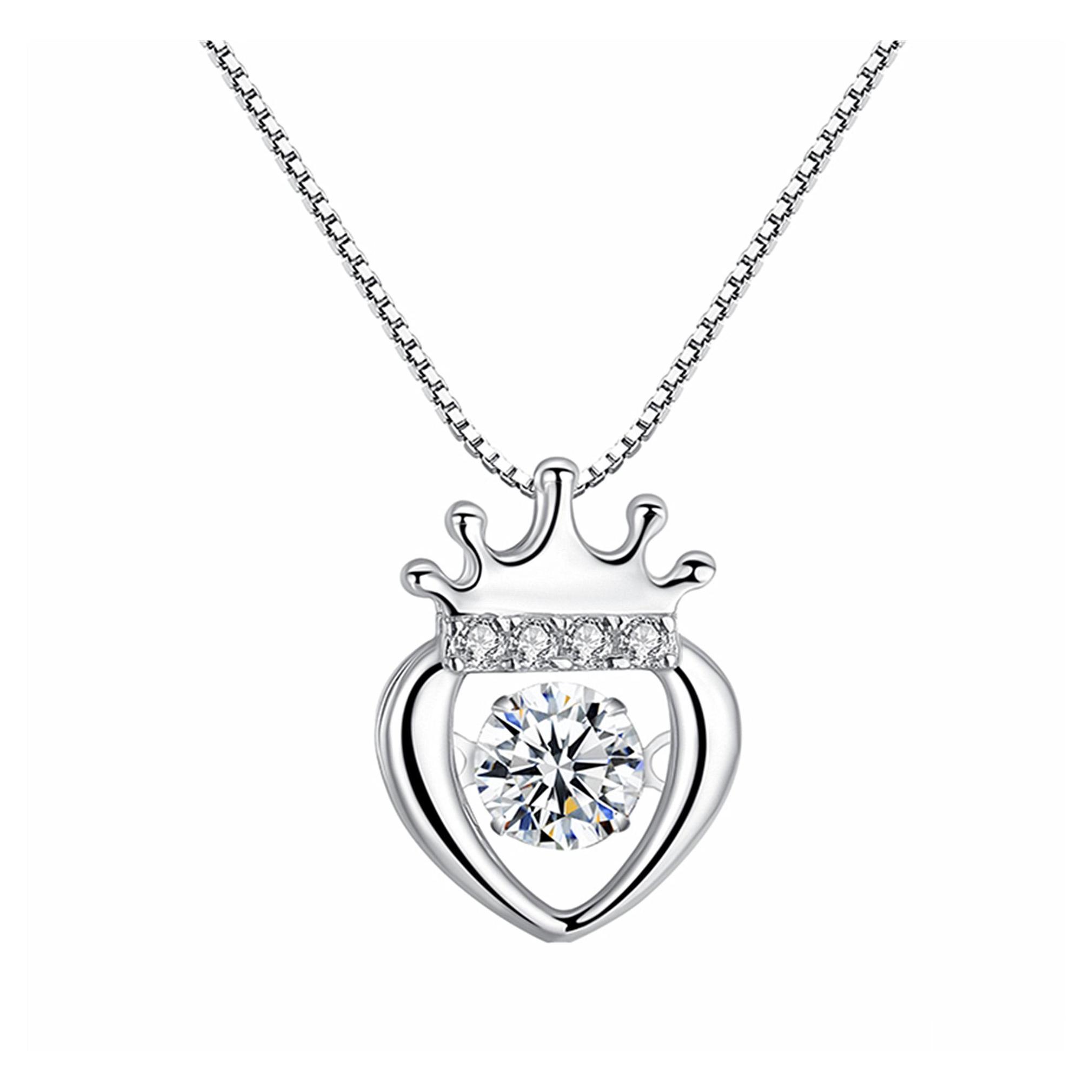 

Pendant Necklaces Small Crown Necklace Love Chain Golden Copper Metal Simple Style Fascinating Hip Hop Jewels Trendy Jewely Drop Del Dhypq