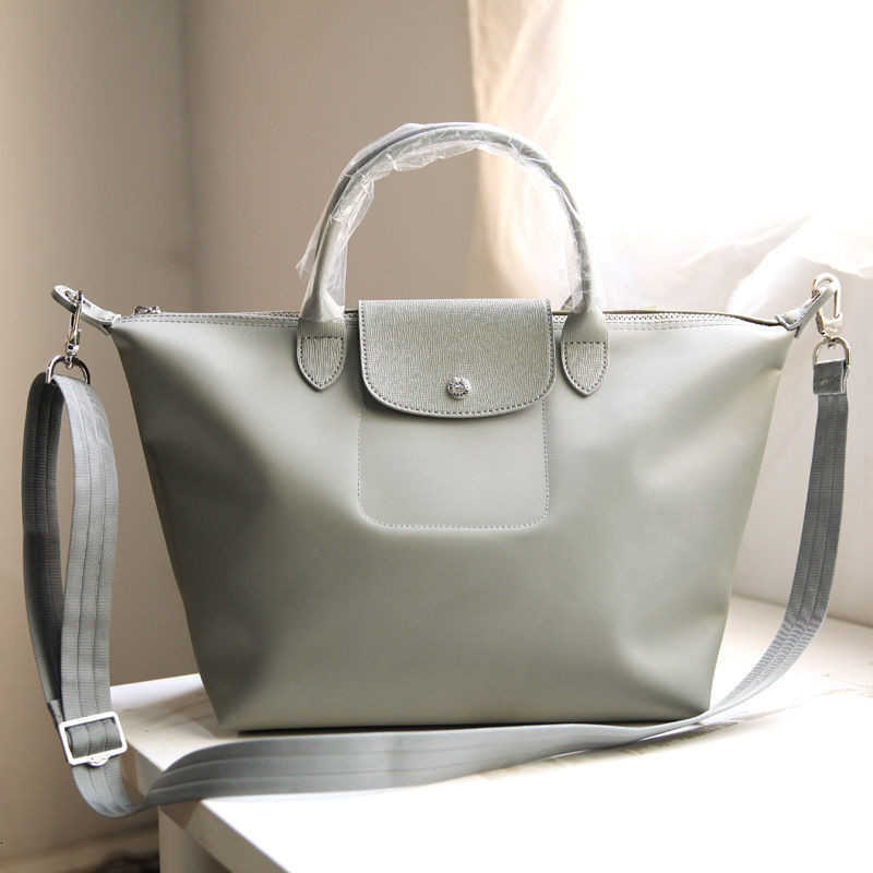 

Handbag Clearance designer shopping bags Women luxury Foldable Waterproof Nylon Thicken Horse large small Messenger Shoulde Medium Tote Bag 2023 Bolsas Handbags, Small dark grey with logo