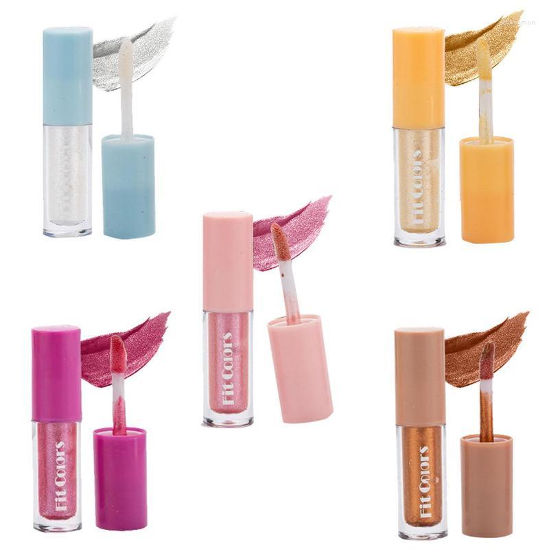 

Lip Gloss Mini Lipstick Set 5 Pcs Waterproof For Women 0.1 Oz Girls Make Up Collection Gift Intensive, Red