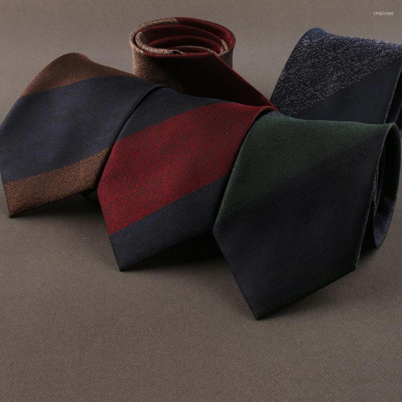 

Bow Ties 8CM Business Classic Striped Neckties Suit Shirt Men's Polyester Fashion Women Elegant College Necktie Casual Gravata Gift