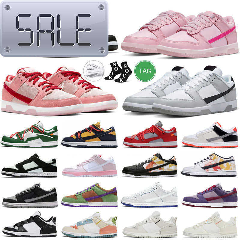 

Low pink panda dunks shoes designers men women black white unc blue cool grey pine green chicago dunksb lows sneakers safari mix university 8FS4 8FS4, Shoes box