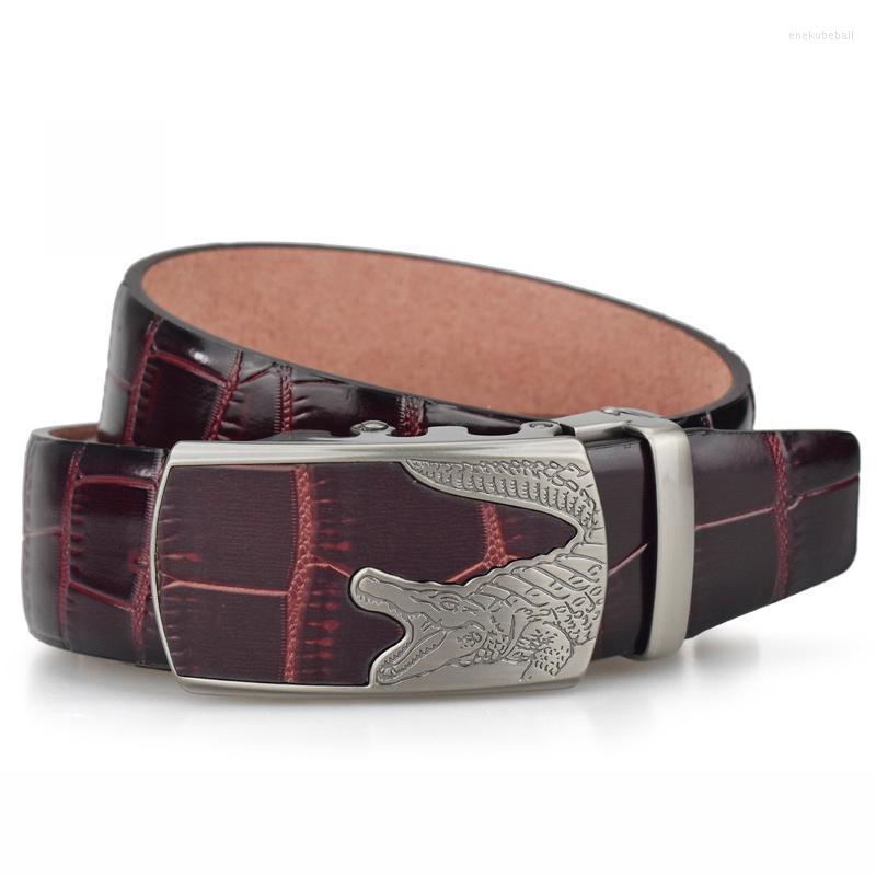 

Belts Mens Business Style Belt Black Pu Leather Strap Male Waistband Automatic Buckle For Men Top Quality JeansBelts Enek22