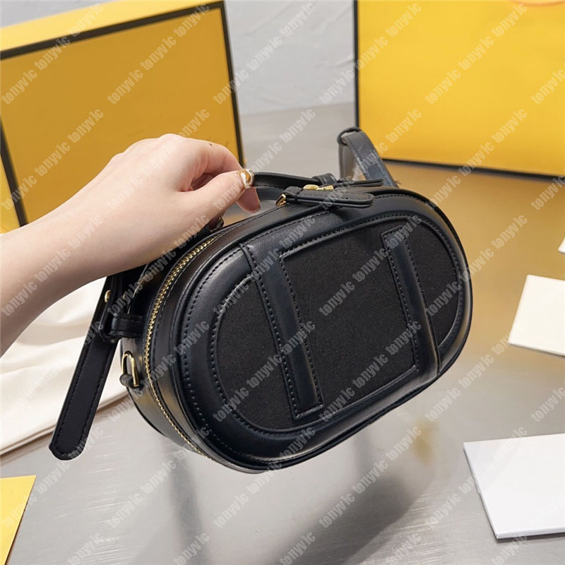 

Designer Cross Body Bags Womens Luxury Crossboday Bags Fashion Leather Shoulder Bag Brand Letters Camera Case Bag Purse, Black