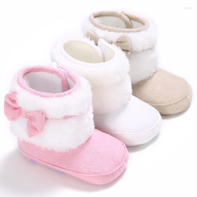 

First Walkers SAMITA 2023 Baby Autumn Winter Boots Warm Shoes Girl Fashion Toddler Kid -18M, 451 white