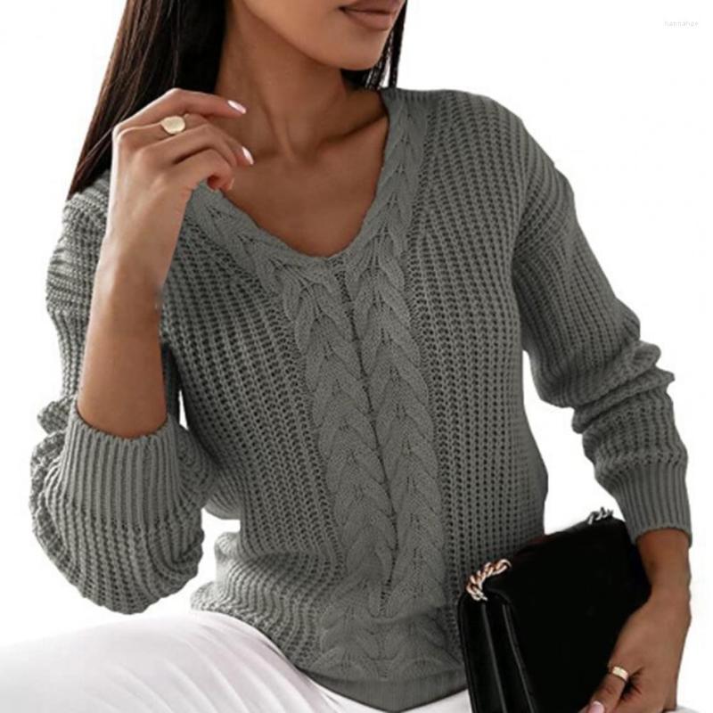 

Women' Sweaters Knitwear Jumper Ribbed Cuff Skin-Touch Cold Resistant Soft Sweater Pullover Elegant Top For Daily Life, Black
