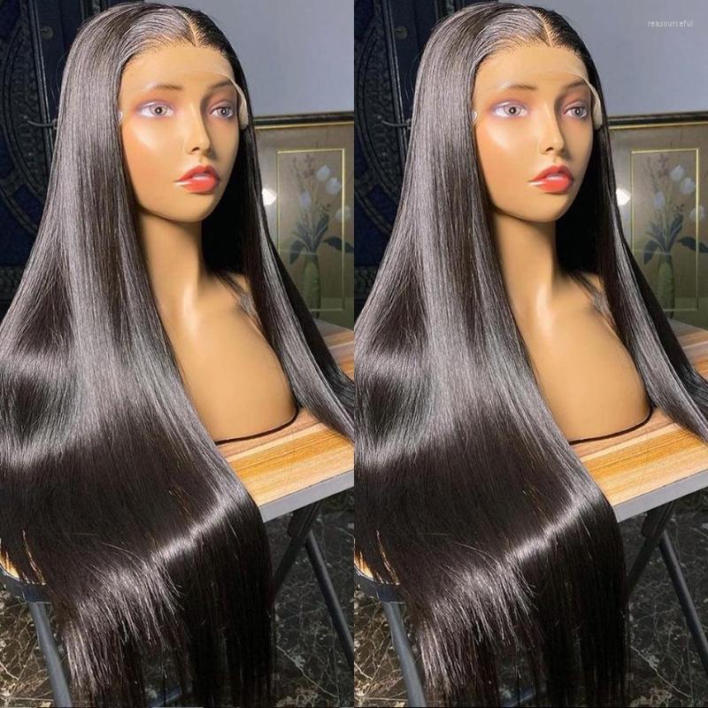 

13x4 Straight Lace Front Human Hair Wigs Remy Brazilian 30 32 Inch 13x6 HD Transparent Bone Frontal Wig For Women, 13x4 lace wig