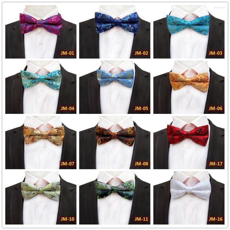 

Bow Ties Floral Tie Gravata Wedding Mens For Men Corbatas Butterfly Mariage Polyester