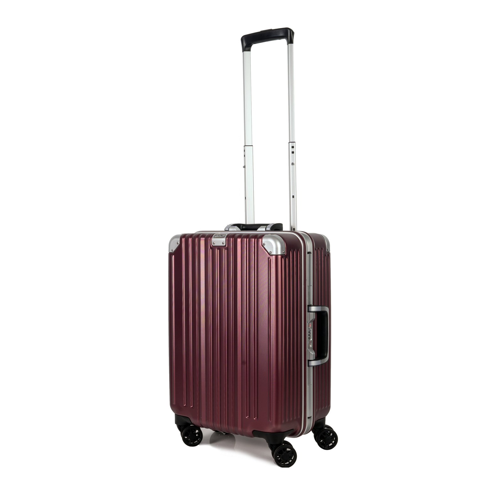 

Duffel Bags Durable aluminum suitcase TSA lock universal wheel 230203, Black