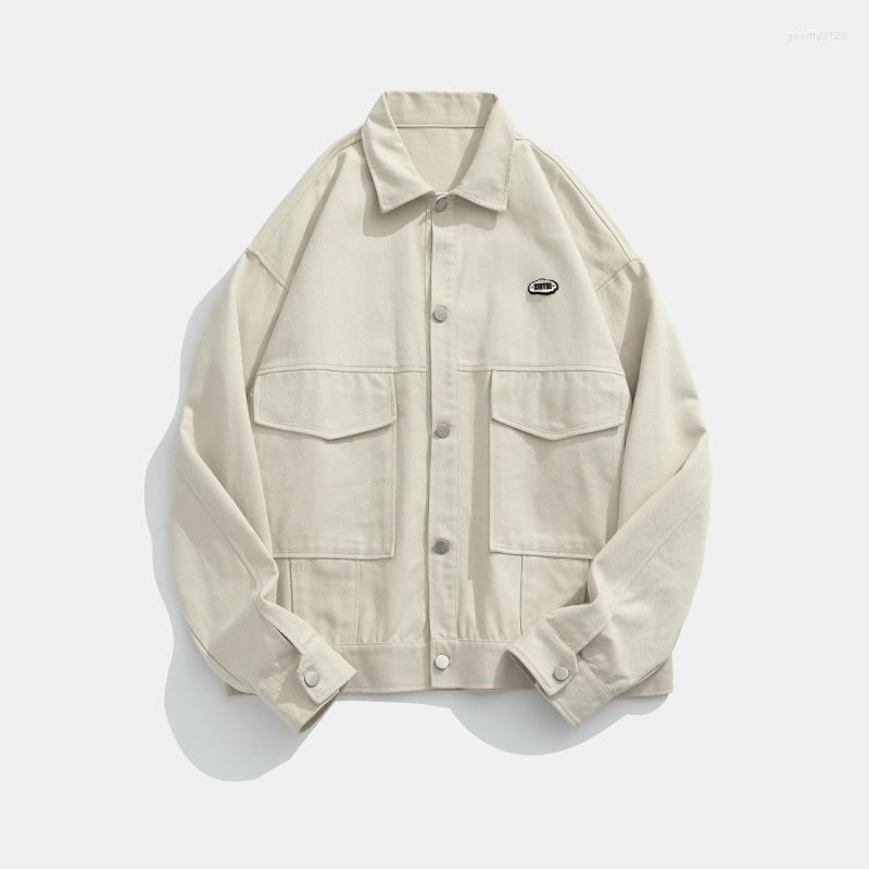 

Women's Jackets Spring Autumn Appliques Jacket Women Solid Turn-Down Collar Single-Breasted Pocket Coat Japanese Casual Loose Outerwear, Black