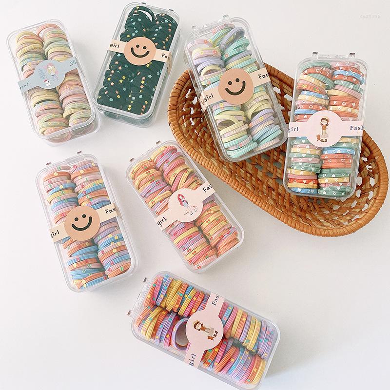 

Hair Accessories 60pcs Children Small Elastic Bands Girls Braid Rope Tie Headwear Headdress Baby Girl, Colorful meteor