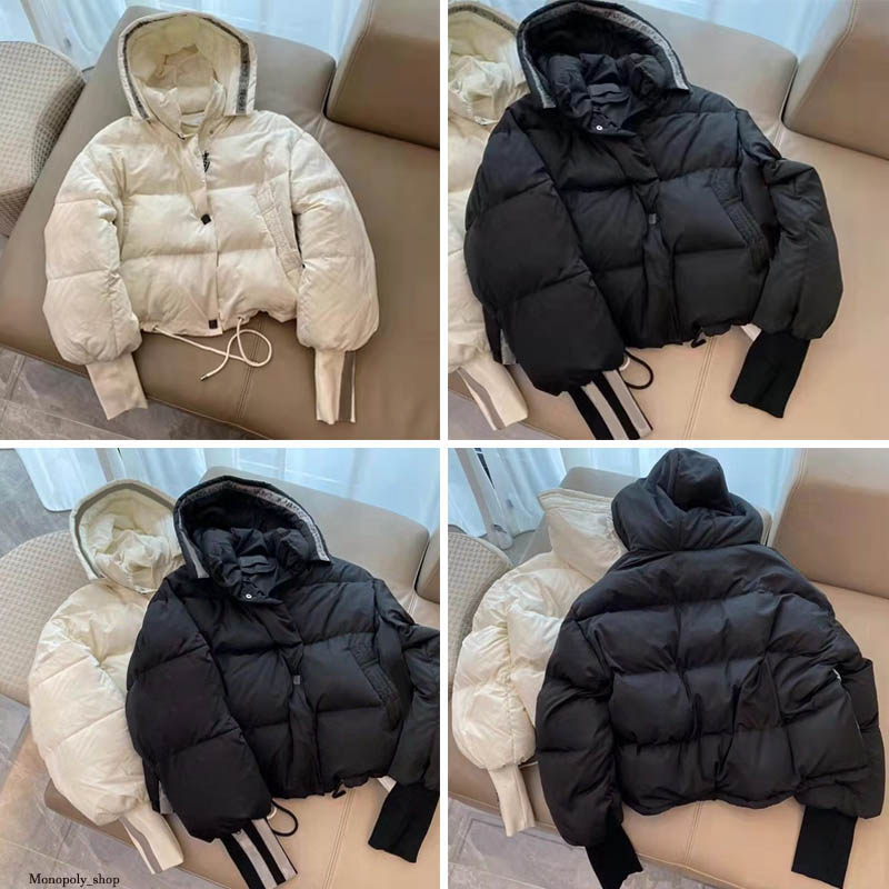 

2023 Down Jacket Winter Outfits Men Women Thickened Simple Down Coat Outdoor Warm With Hood Comfortable High-quality Puffer Jackets Fashionable Popular Parka, Color 1