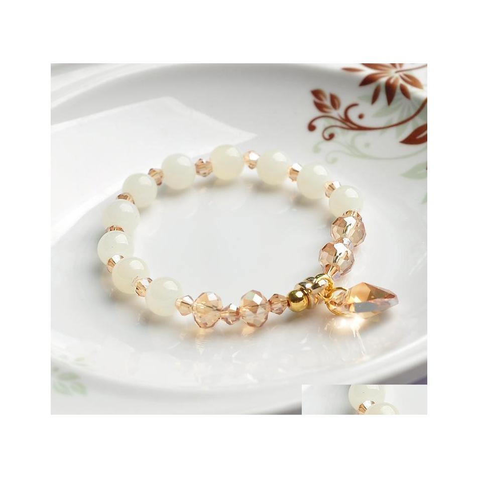 

Charm Bracelets Womens Pseras Sier Plated Arm Pseira Femme Bijoux Bead Drop Delivery Jewelry Dhg9Y