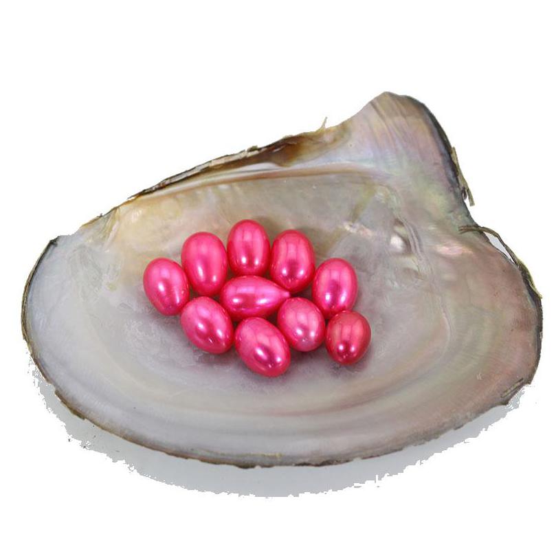 

Pearl Classic Red Beads In Akoya Oysters Party 50Pcs 67Mm Rice With Vacuum Package Drop Delivery Jewelry Dhbcb