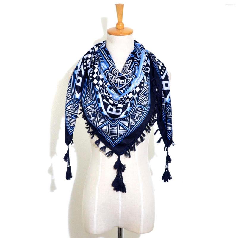 

Scarves Women Printing Button Shawl Scarf Fashion Bohemian Ethnic Style Tie Tassel Large