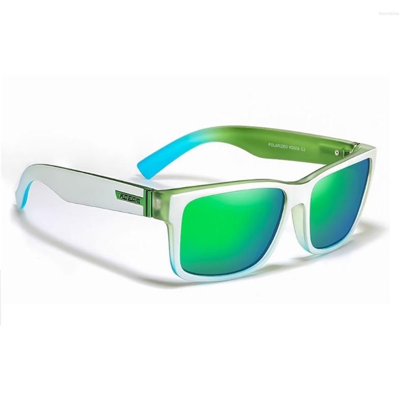 

Sunglasses KDEAM Brand Men Polarized Fashion Colors UV400 Mirror Lens Outdoor Sports Driving Pochromic Sun Glasses Women
