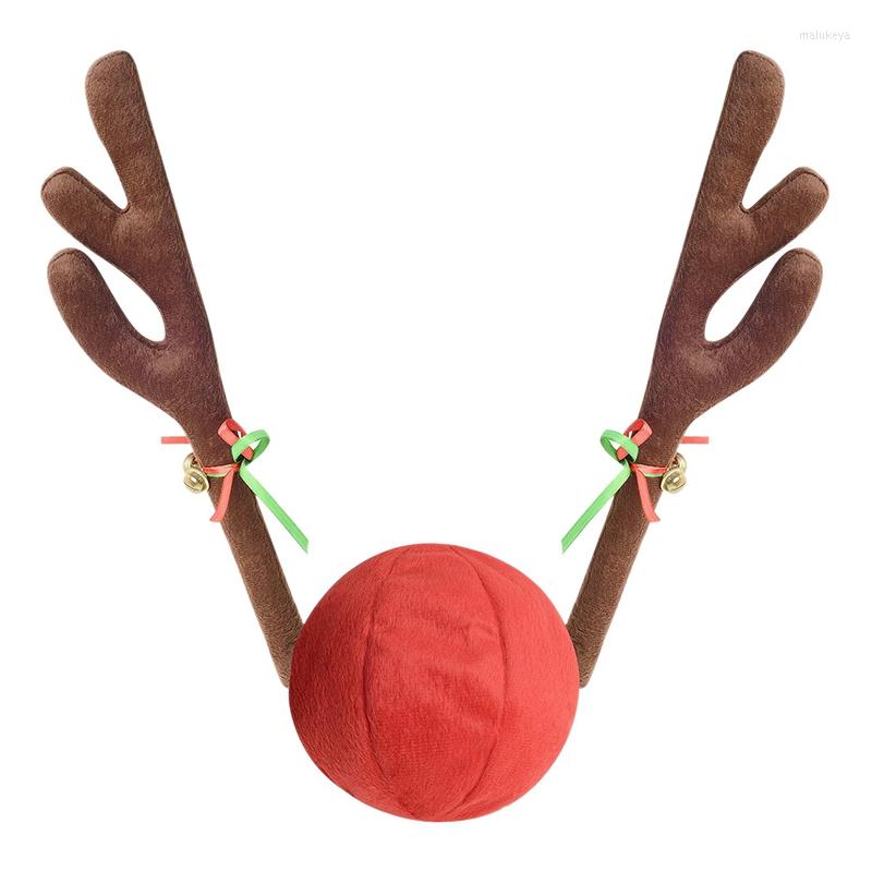 

Interior Decorations Universal Car Trim Antler Pendant Kit And Jingle Bell