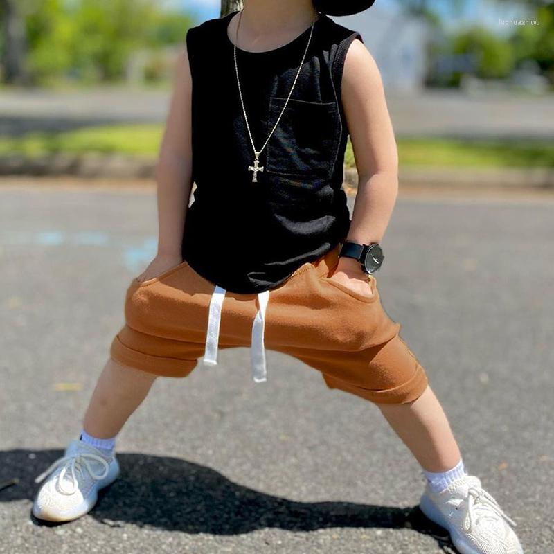 

Clothing Sets Kids Summer Sports Clothes Suit Boys And Girls 2 Piece Set Tracksuits Children Outfits Casual