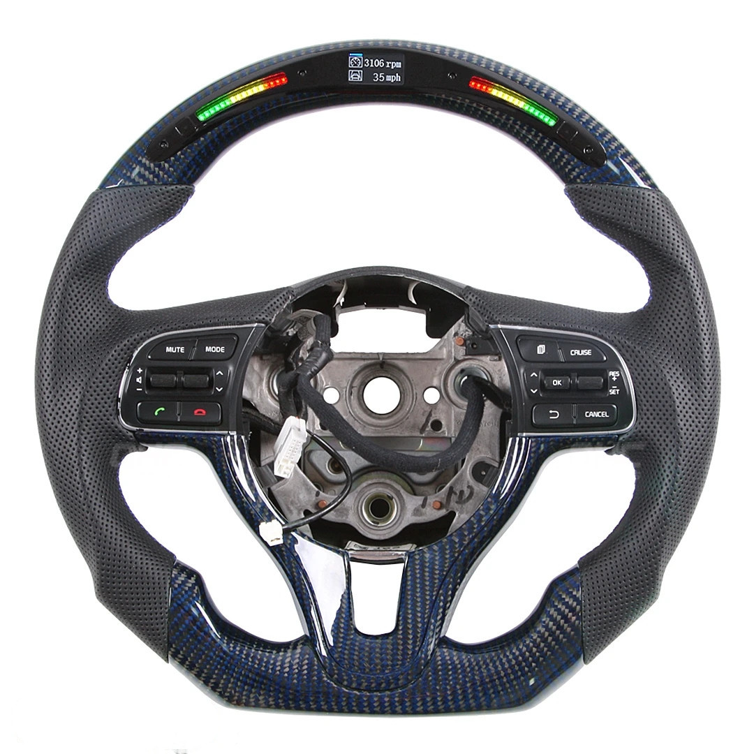 

Car Interior Accessories Real Carbon Fiber Steering Wheel Fit for Kia KX5 Wheel Assembly