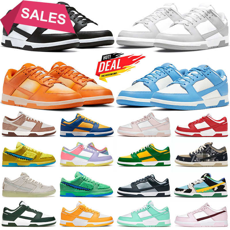 

men women shoes designer dunkies sneakers low White Black Panda Grey Fog UNC Vintage Green Magma ge Syracuse Mummy dunks shoe mens flat 7XE9, 37