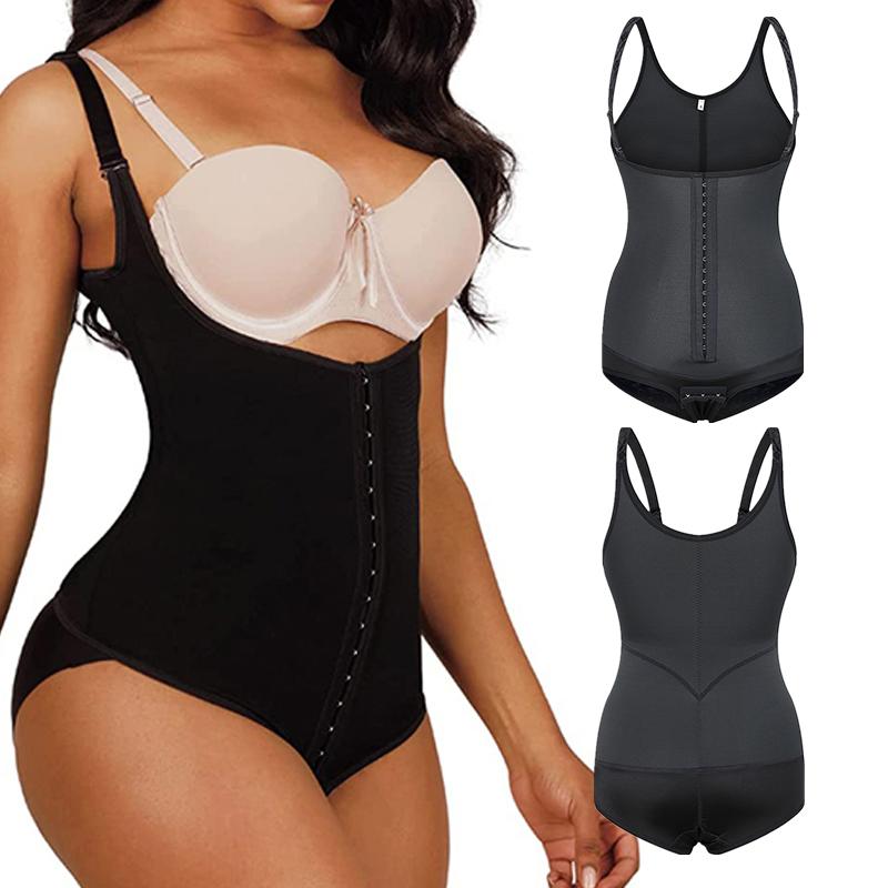 

Women' Shapers Women Fajas Colombianas Waist Trainer BuLifter Belly Sheath Slimming Tummy Control Vest Tank Top Corset Body Shaper Shapewea, Black