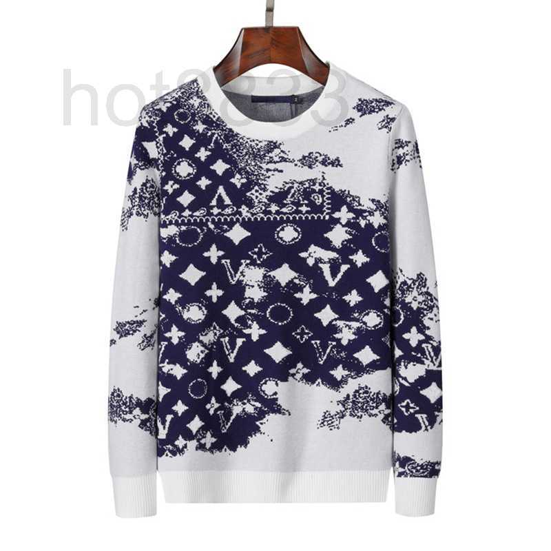 

Men's Sweaters Designer Mens sweater Knitting Embroidery jumper pull homme Men Long Sleeve Pullover Fashion Knitted Sweatshirt Clothes 1ZEU, 01
