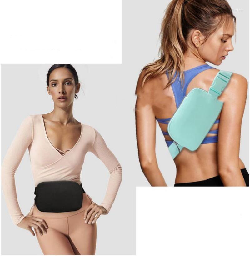 

Waist Bags 2023 Women's Men's Chest Bag Nylon Waterproof Outdoor Sports Running Handbags Messenger Sling Belt, Q16