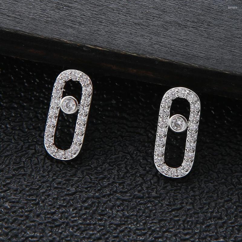 

Stud Earrings HIBRIDE High Quality Original Fashion Geometirc Women's Classic Symmetrical Earring Christams Gifts E-1141