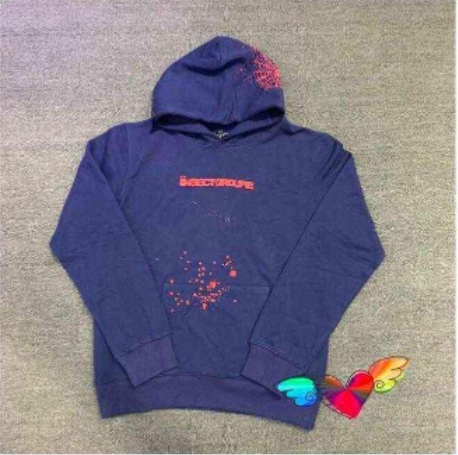 

Men's Hoodies Sweatshirts 2023 Red Sp5der 555555 Designer Women Outerwear Tracksuits Number Pastry Graphic Spider Web Fit Short