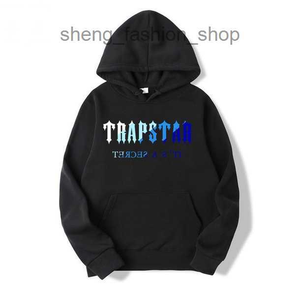 

Trapstar Tracksuit Brand Printed Sportswear Men 18 Colors Warm Two Pieces Loose Sweatshirt Pants Set Hoodie Jogging 220815 5 455F