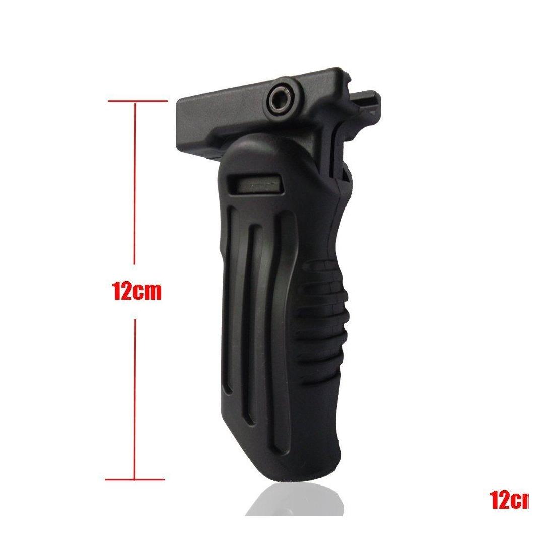 

Scope Mounts Accessories Tactical Grip For Rifle Foldable Polymer Fore Front Short Holding System 20Mm Picatinny Rail Drop Deliver Dht0V