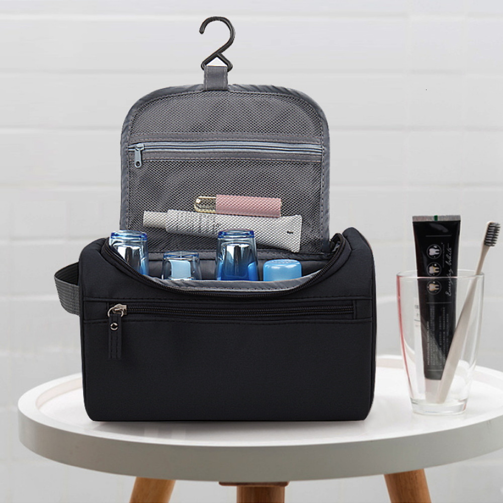 

Cosmetic Bags Cases Men Hanging Zipper Toiletry Bag Outdoor Travel Cosmetic Organizer Large Capacity Make Up Case Necessaries Storage Wash Bags Girl 230203, Beige