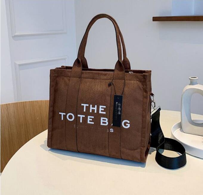 

2023 Marc women TOTE BAG letter PU Leather bag diagonal handbag hand shopping bag M008700, Green