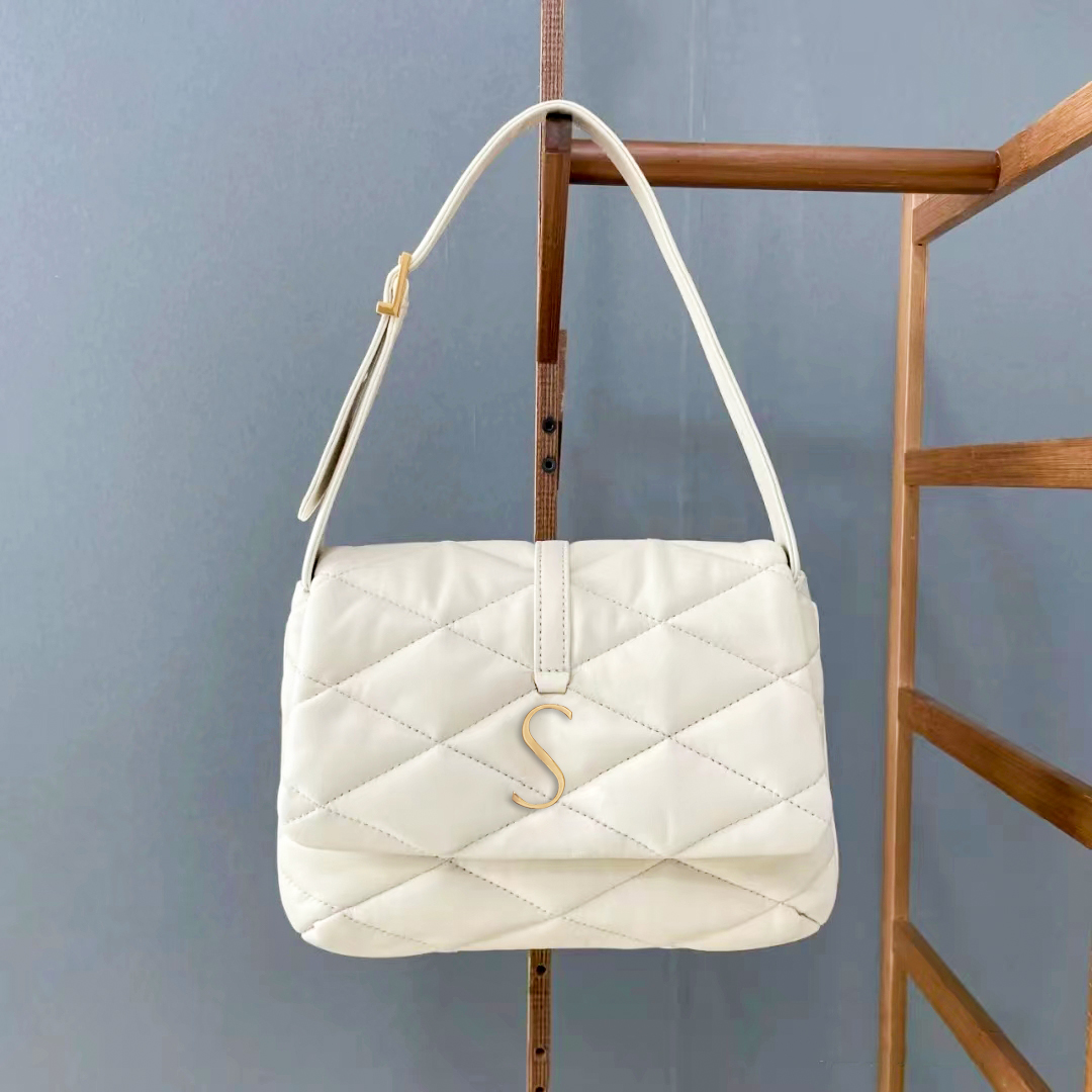 

Designers bag hangbag Wallets totes LE 57 Key Soft sheepskin Glambskin Cross Body hangbags Icarebag cards coins men Genuine leather Shoulder Bags purse, White