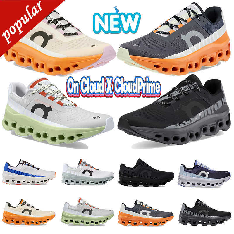 

On Casual Shoes Cloud X CloudPrime Men Women Cloudmonster Amber Ginger Eclipse Turmeric Ash Green Lumos Black Runner Sneakers Designer, 07 triple black