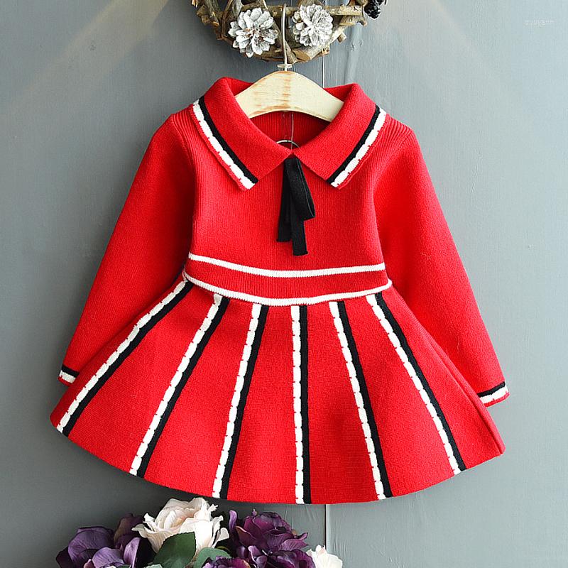 

Girl Dresses Girls Sweater Dress Autumn College Wind School Studens Uniforms Pleated Spring And Children'S Princess, Mx002 blue