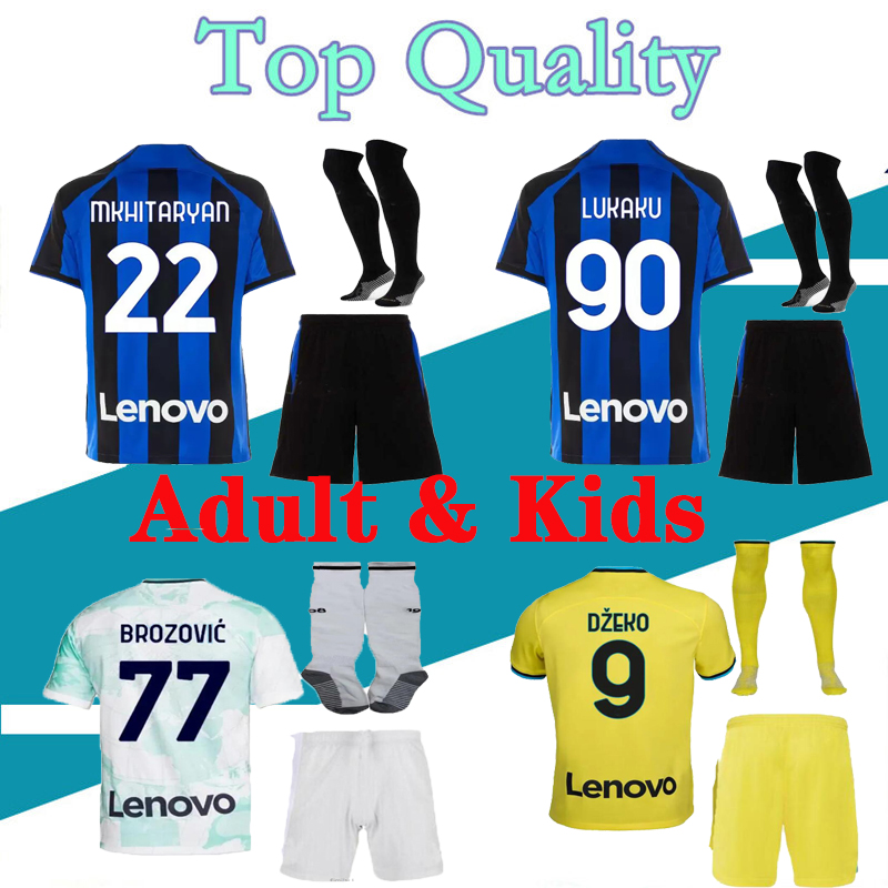 

22 23 LAUTARO INtERes soccer jerseys LUKAKU MILAN BARELLA VIDAL ERIKSEN football shirt 2023 uniforms KOLAROV SKRINIAR BROZOVIC men kits, Adult and kids