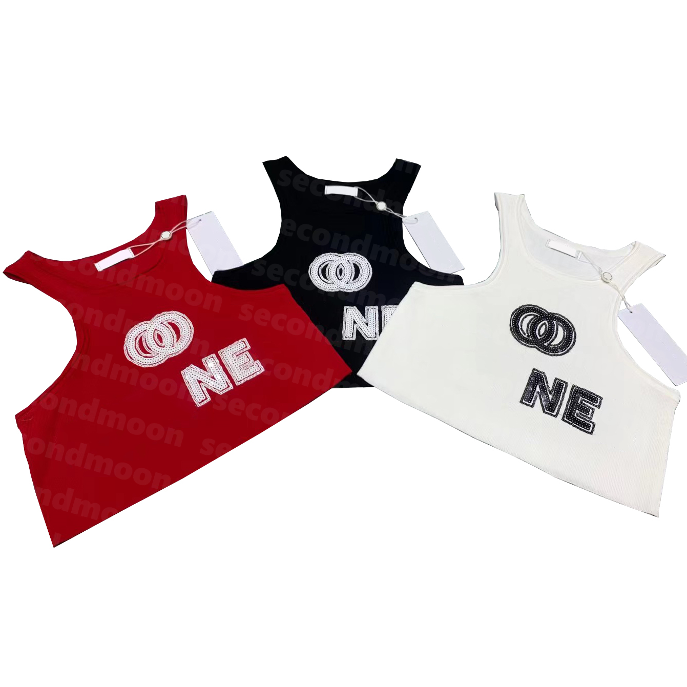 

Shiny Sequin Knits Tee Sexy Crop Top Summer Breathable Tank Top Quick Dry Yoga Tops Women Tee, Black