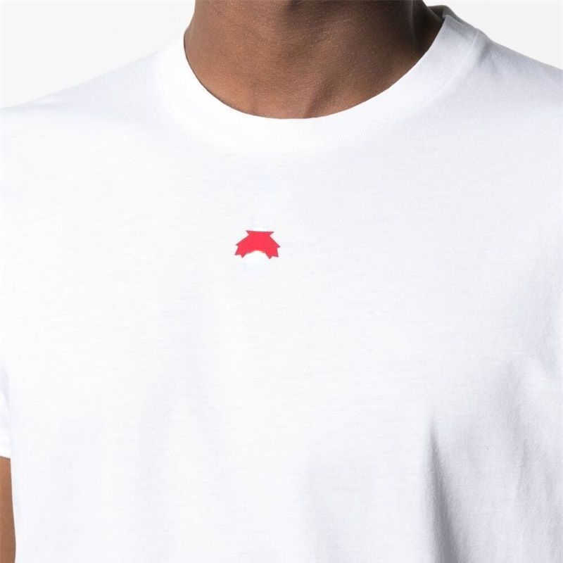 

Cotton t shirt leaf print designer hoodie hip-hop cotton short-sleeved pullover T-shirt men and women round neck sweatshirt loose sweater casual shirt, D2 white